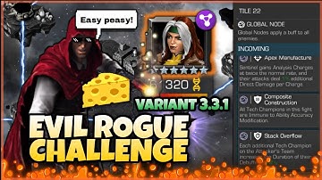 Evil Rogue easily destroyed by Hood (Non-suicide and unboosted) - Variant 3.3.1 | MCOC #mcoc #trend