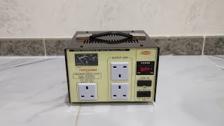 Yokohama Full Automatic Voltage Regulator 500VA Unboxing