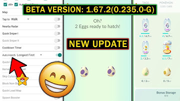 PGSharp New Beta Version 1.67.2(0.235.0-G) Update | PGSharp Auto Hatch Unlimited Pokemon Egg Free