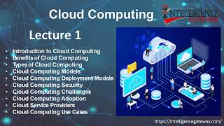 Cloud Computing: Lecture 1