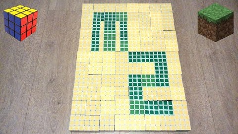 Rubiks Cube timelapse - Minecraft- Part 2