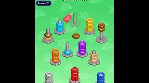 Nut Sort Puzzle Level 1351 - 1360 Walkthrough