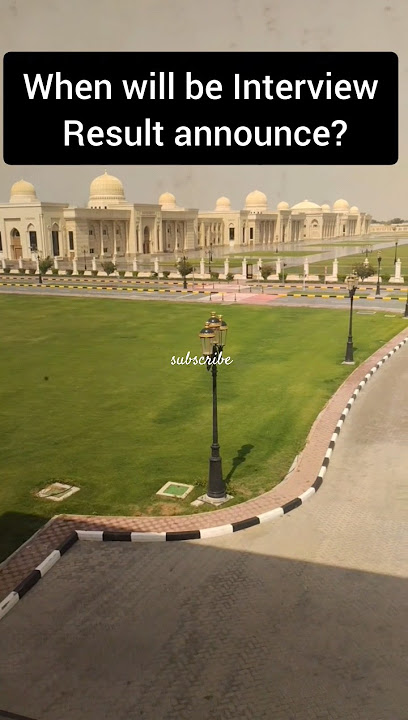 Interview Result announcement AQU #alqasimiauni #2024 #scholarships #interview #result