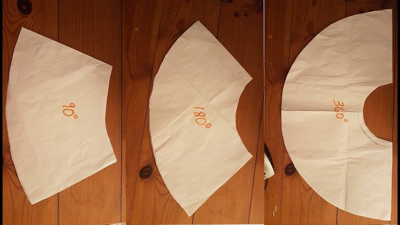 How to cut flared sleeve|90 degree|180|360 degree flared sleeve. The easy way to cut flared sleeve.