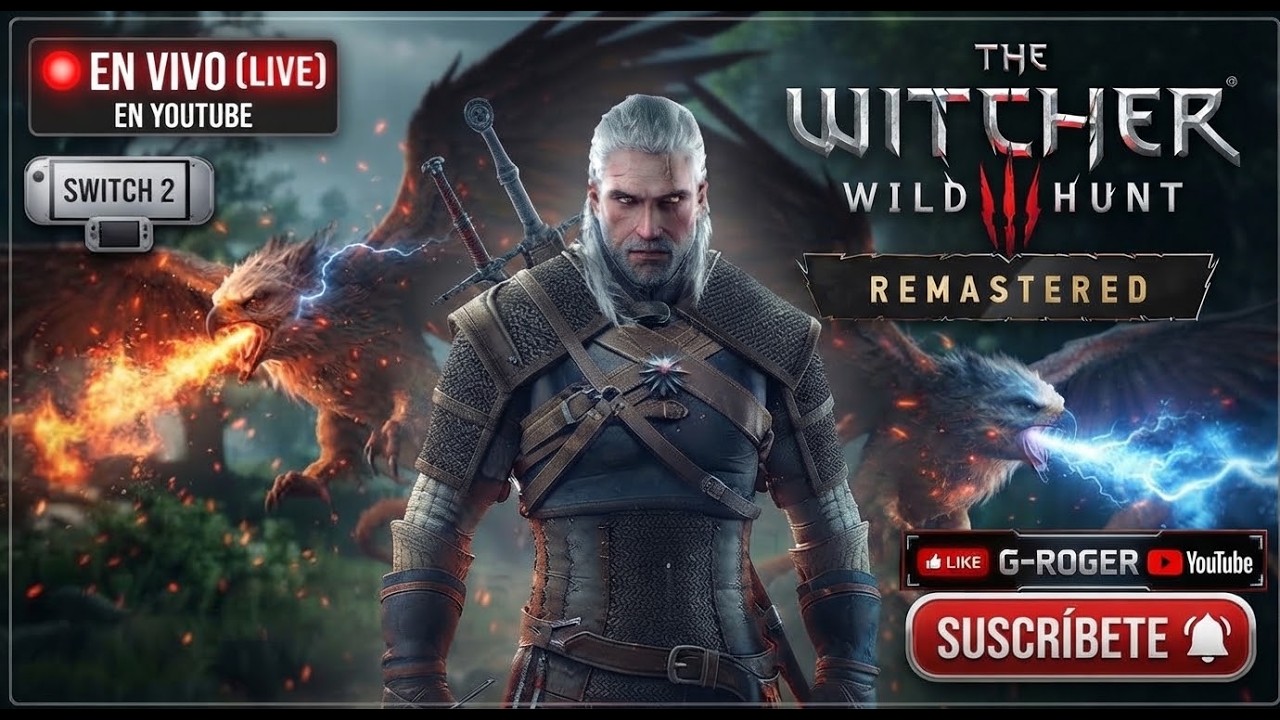 ¿CÓMO LUCE ESTA BESTIA EN PORTÁTIL? ⚔️ The Witcher 3 Remaster en Nintendo Switch 2 (Estreno)