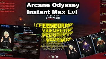 Arcane Odyssey🔥Instant Max Level🔥Roblox Script