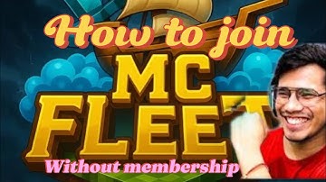 HOW TO JOIN MCFLEET SERVER FOR FREE @GamerFleet || How to get whitelisted on #mcfleet #minecraft
