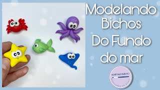 Aula | Bichos do Fundo do Mar | Modelando em Biscuit