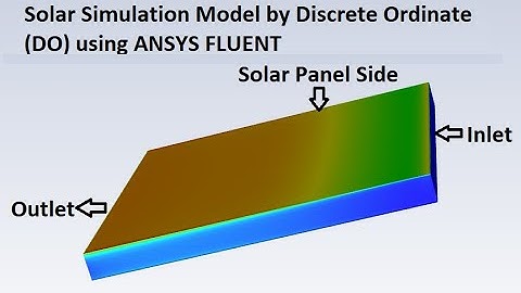 Solar Air Heater using DO Model Ansys Fluent
