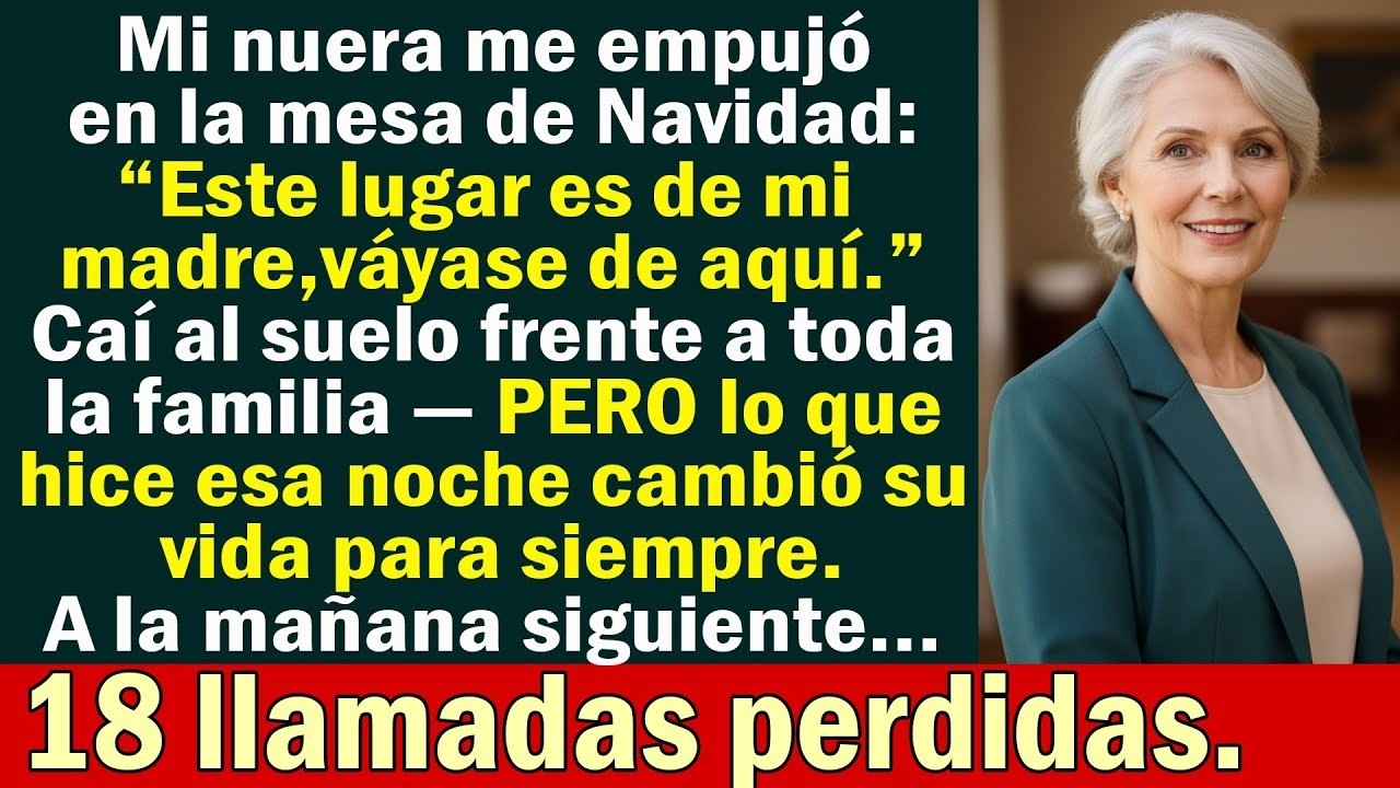 Mi nuera me echó de mi lugar en Navidad—así recuperé mi nombre