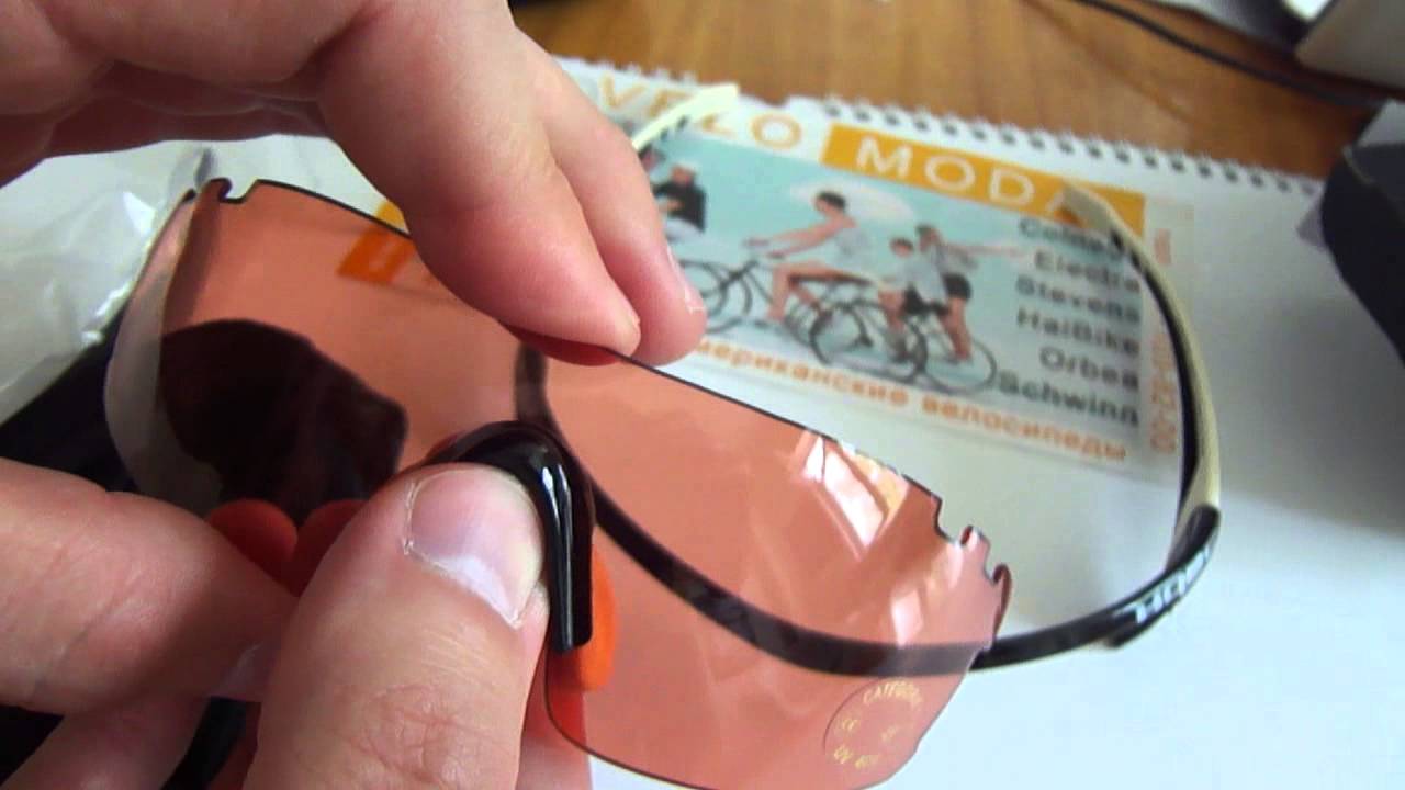 Замена стекол в вело очках Hqbc Cover Pro - видееобзор от Velomoda ...