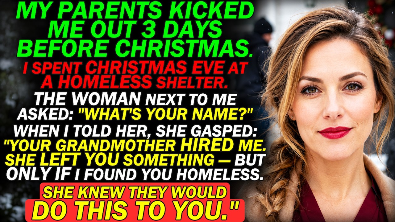 My Parents Locked Me Out 3 Days Before CHRISTMAS, Left My Clothes on the Porch β Then a Stranger...