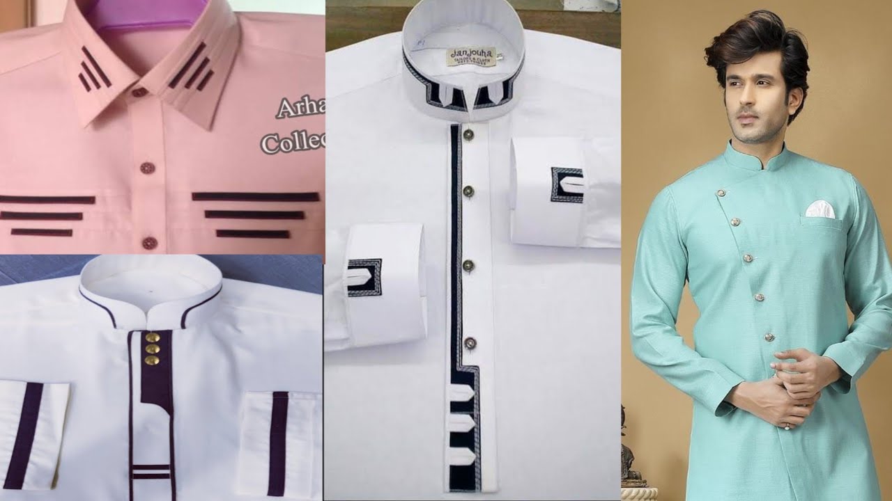 Latest kurta design....Labbaik Tailors. | Gents suit design, Latest kurta  designs, Men fashion casual shirts