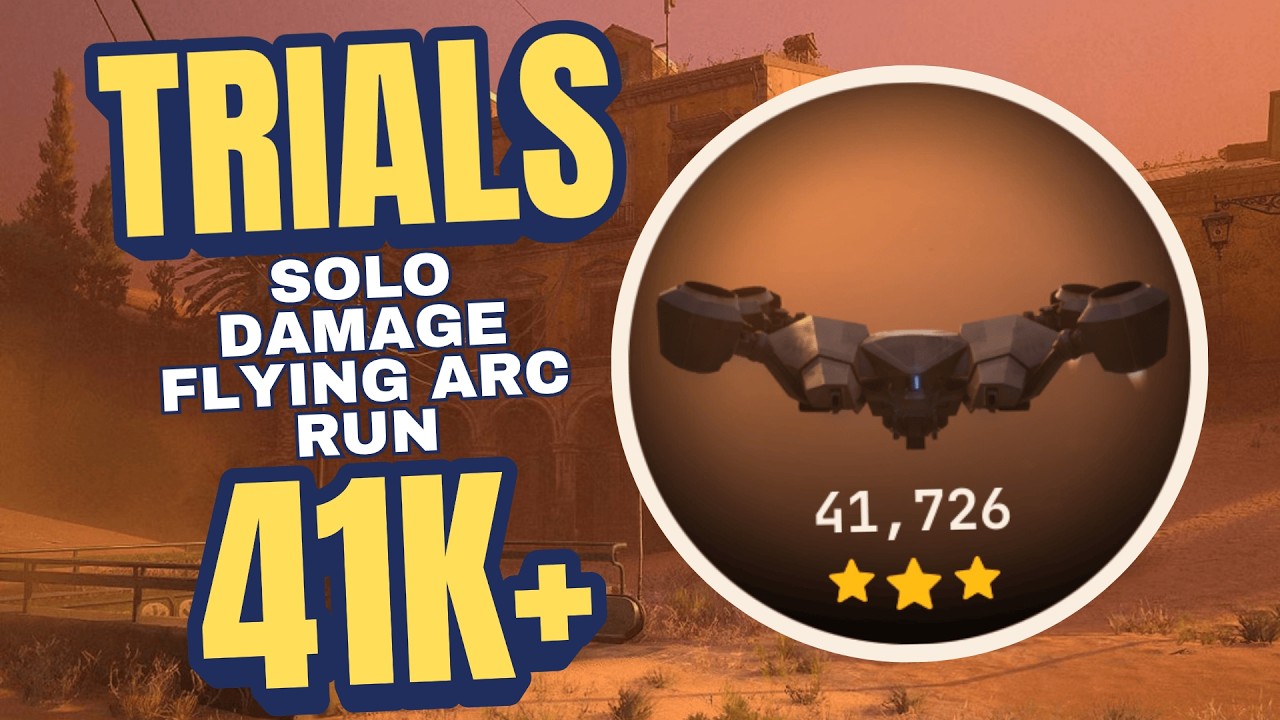 Flying Arc Solo Damage Flying ARC Trials Run 41K+ | ARC Raiders - YouTube