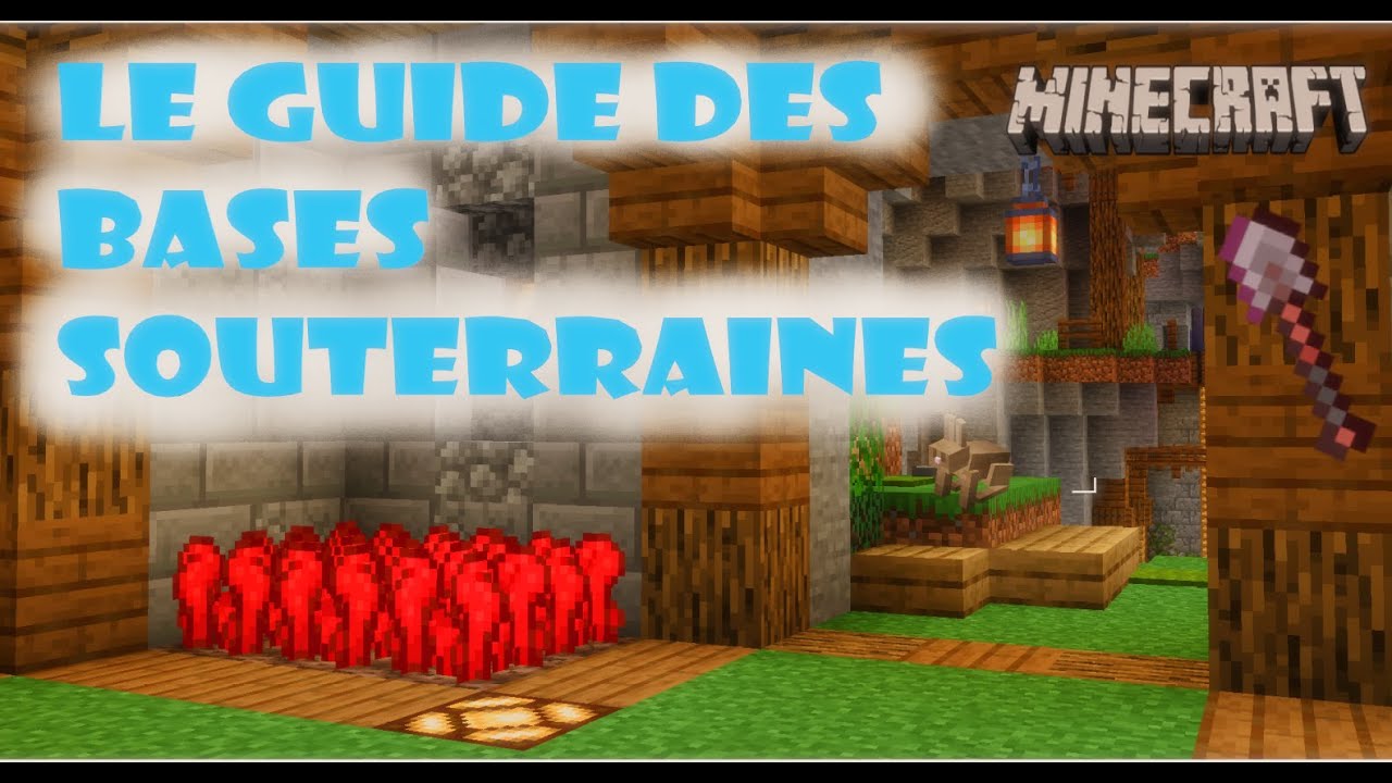Le guide (presque) ultime des bases souterraines / Bunker / Minecraft ...