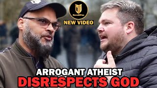 Muslim Shuts Down Atheist Who Claims Allah Is Unjust | Hashim | Speakers Corner