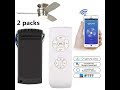 QIACHP Wifi Ceiling Fan Smart Remote Control Switch Timer Fan Speed Dimmer Controller Works With Alexa Google Home AC 110V 220V