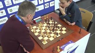 Young talent gets chance against the legend | GM Michael Adams - IM Ihor Samunenkov