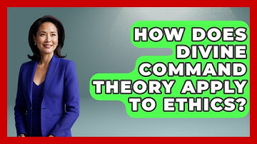 How Does Divine Command Theory Apply To Ethics? - The Ethical Compass
