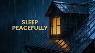 Rain Sounds for Sleeping | Sleep Peacefully Under Soft Rain on a Quiet Cabin Roof (2 Hours)