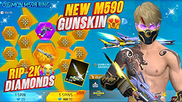 NEW M590 SKIN RING EVENT FREE FIRE 😱🔥 || DIGIMON M590 RING #ffkprasanth #freefireevent #fftamil