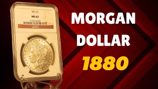Morgan Silver Dollar 1880 American Rare Coin