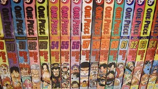 Massive One Piece Manga Haul... Volumes 24 - 70 - Youtube