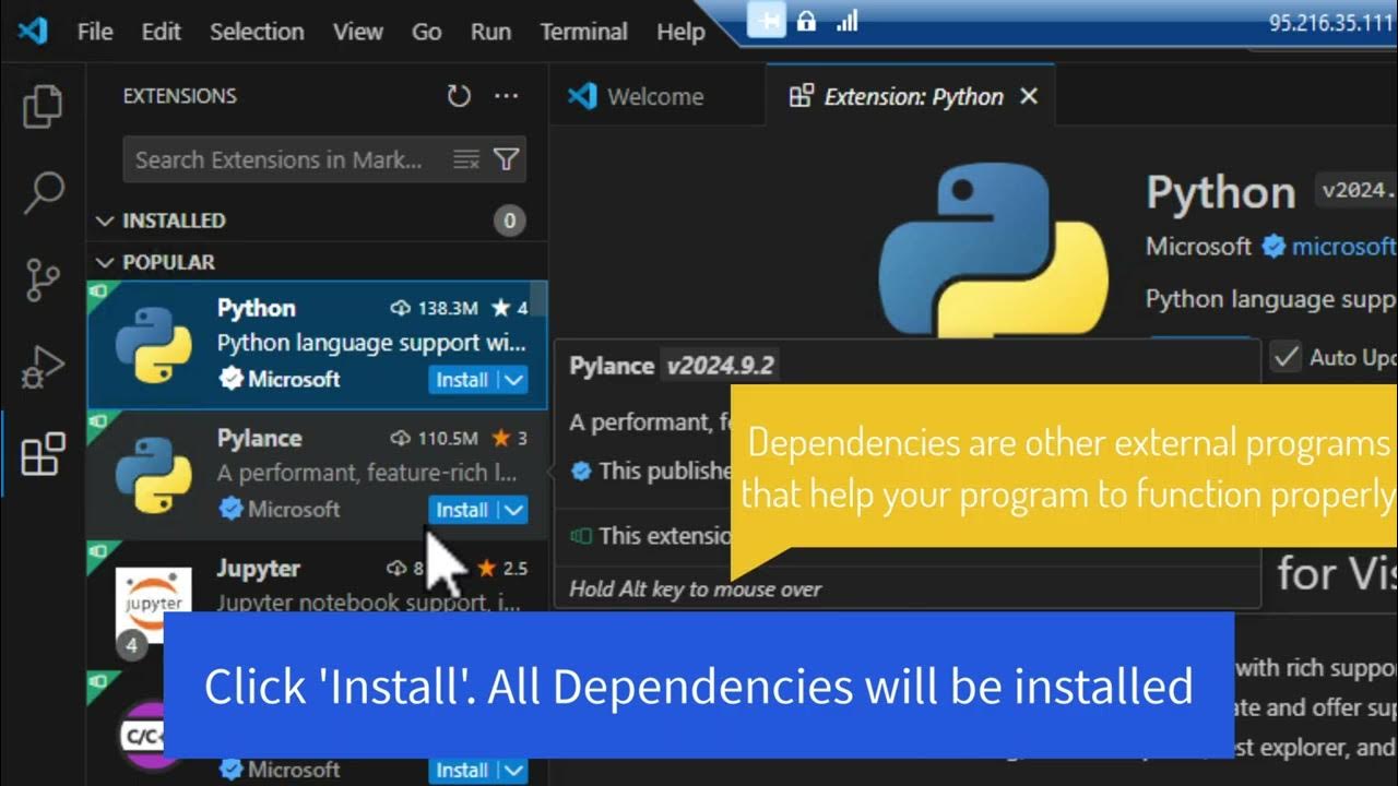 002 Setting up Python and Visual Studio Code Environment for learning ...