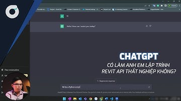 OneCAD I Bạn có biết I CHATGPT có làm anh em lập trình Revit API thất nghiệp không?