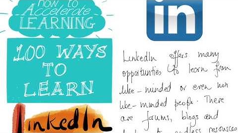 100 Ways to Learn #44 LinkedIn | The Learning and Performance Institute