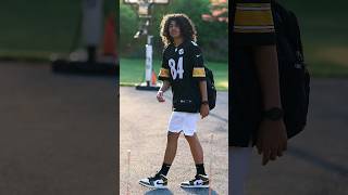 Nike shorts/Antonio Brown Steelers Jersey/Nike Air Jordan Mid se (DQ8417-071)