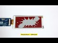 High solution 2.9'' 4-color E Ink screen JD79667 384x168, GDEY029F51H