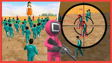 K-Sniper Challenge 3D Gameplay Android, iOS Offline Fps Games | Squid Game Smartphone mobile games