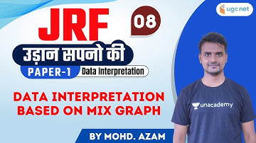 UGC NET JRF 2021 | Data Interpretation by Mohd Azam | Data Interpretation based on Mix Graph