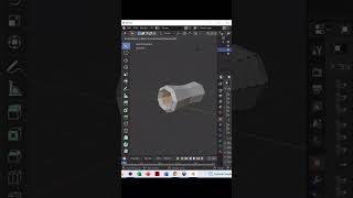 Simple Cannon modeling | 3D blender Software #shorts #3dmodeling #3dartwork