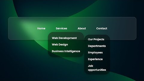 Create Multi-Level Dropdown Navbar with HTML & CSS | Step by Step Tutorial