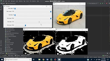 Color Detection in Python using openCV-HM