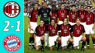 AC Milan 2-1 Bayern Munich | Highlights & Goals | Champion League 2002/2003
