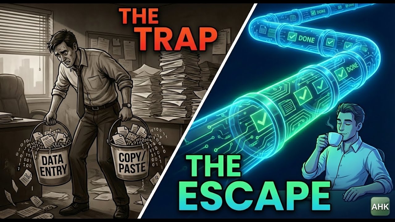 🪣 Stop Carrying Buckets! Build Your Automation Pipeline Instead ⚡