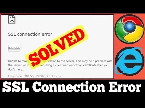 [SOLVED] How to Fix SSL Connection Error Problem Issue