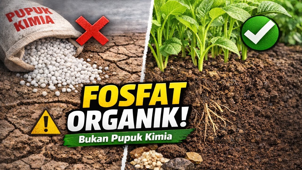 Mengenal Fospat organik: Bukan Pupuk Kimia! Ini Sumber Fosfat Organik untuk Tanah Sehat