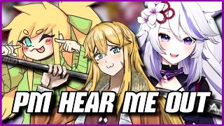 Subjecting Youtubers to your PM "Hear Me Outs" for charity (feat @AeroViro and @Vulpixie )