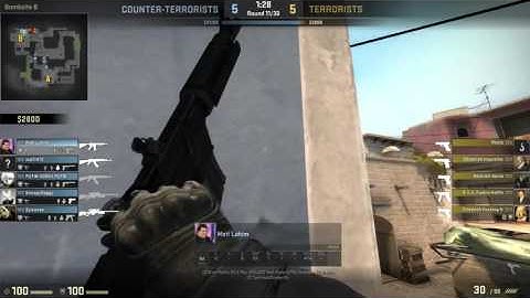 CSGO Mirage 1v5 Fast ACE