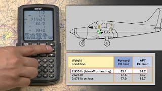 Sporty's private pilot flight training tips: how to calculate airplane weight and balance