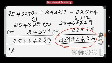 STD: 4 : Basic maths video-18 : addition and subtraction sums #maths #mathematics #math #mathstricks