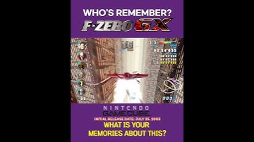 Did You Remember? F-ZERO GX