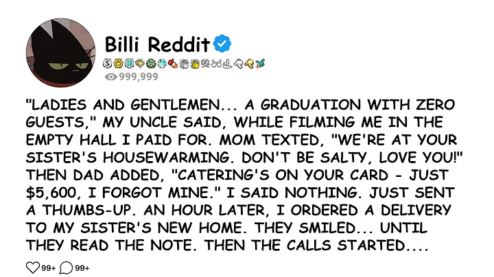 "LADIES AND GENTLEMEN.. A GRADUATION WITH ZERO GUESTS," MY UNCLE SAID, WHILE FILMING ME IN THE EMPTY