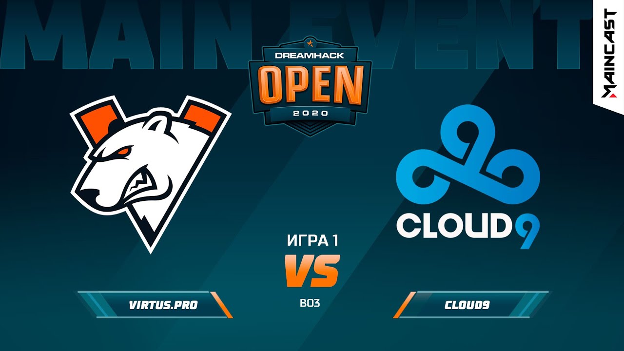 Virtus.pro vs Cloud9 [Map 1, Overpass] (Best of 3) DreamHack Leipzig