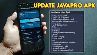 Update Terbaru Apk JavaPro GameBoost Performance control🔥