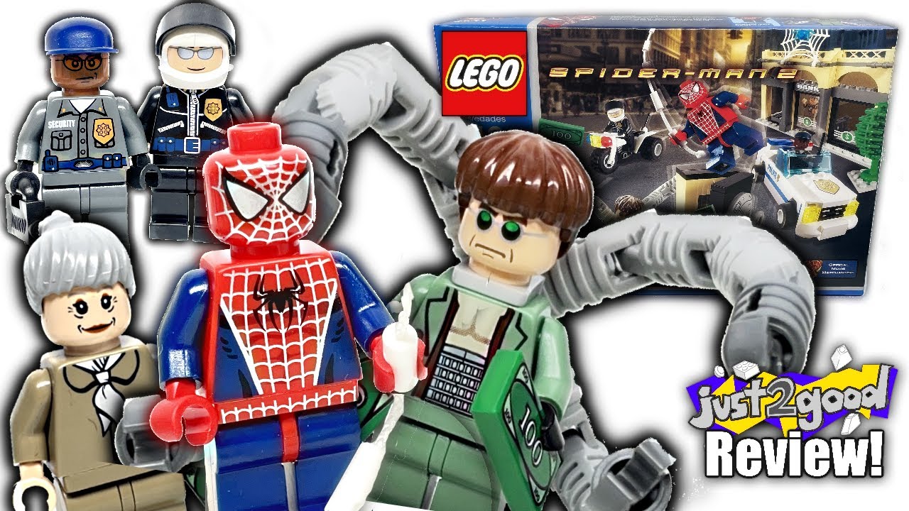 LEGO Spider-Man 2 Doc Ock's Bank Robbery REVIEW! 2004 set 4854! - YouTube